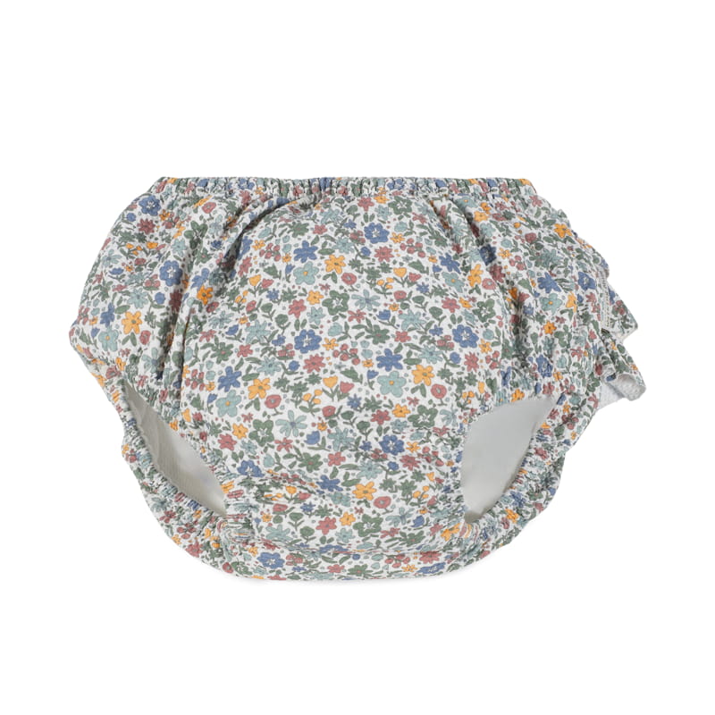 Cueca ou fralda reutilizável para bebé com padrão floral
