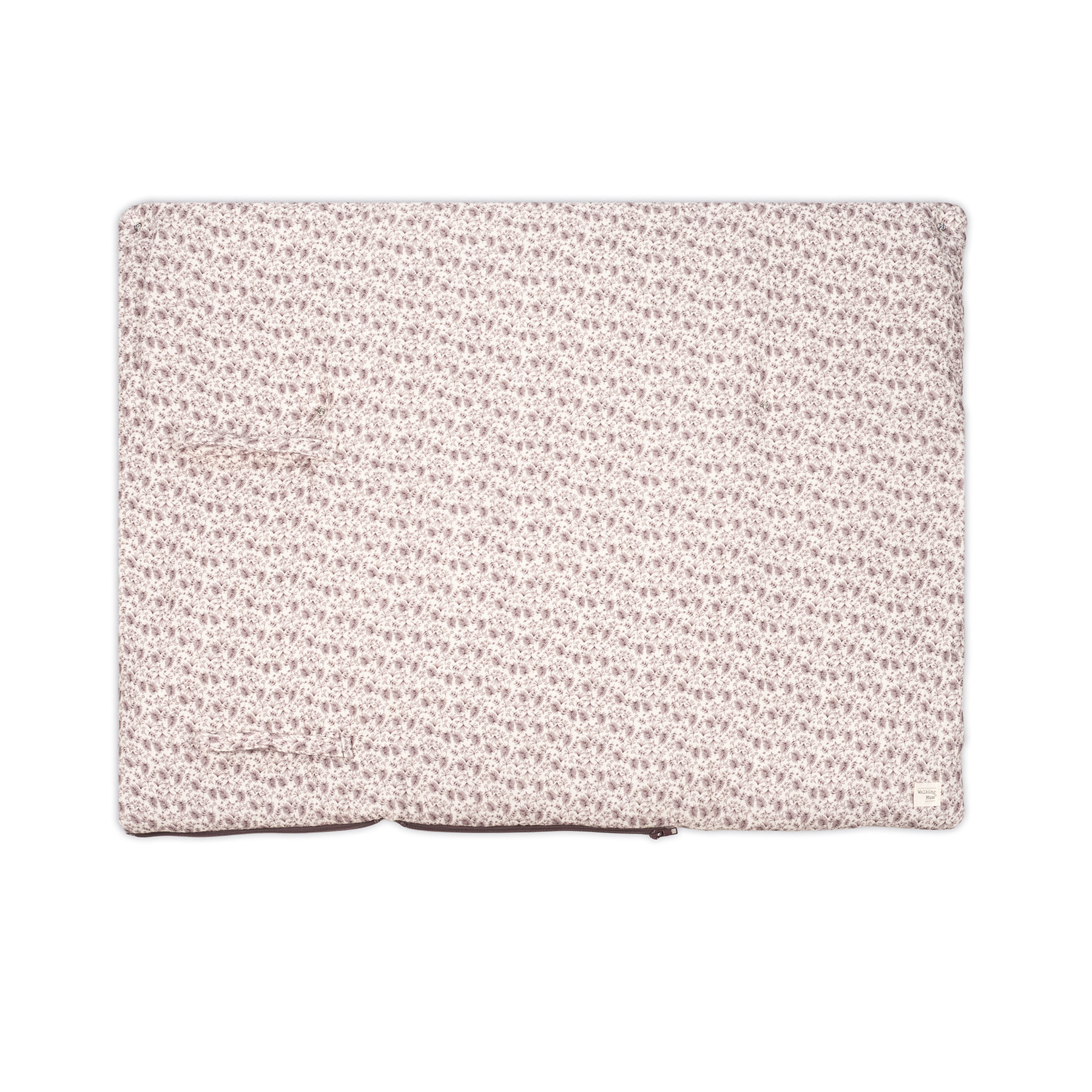 Colchão de bebé floral com etiqueta WALKING MUM