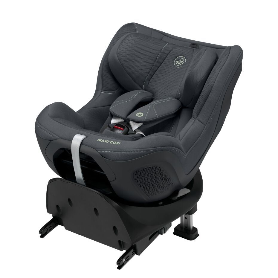 Assento de criança para automóvel cinzento escuro com sistema ISOFIX