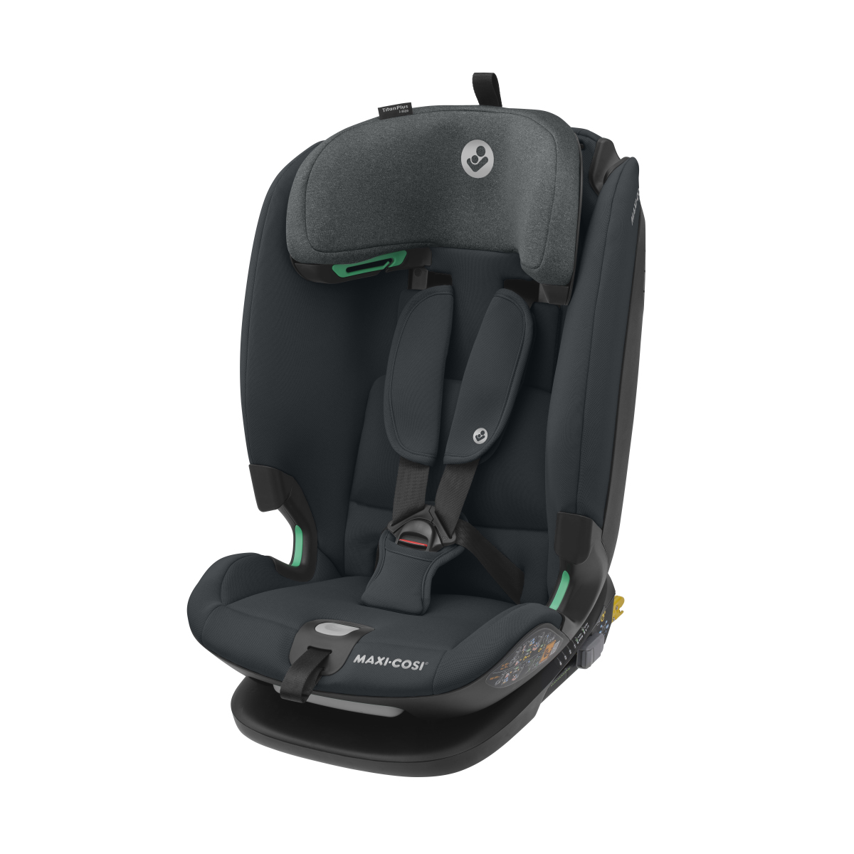 cadeira auto infantil Maxi-Cosi cinzenta com cinto de segurança