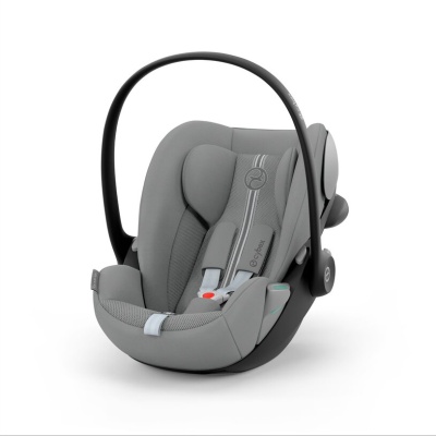 Cadeira auto para bebé cinza Cybex com alça preta