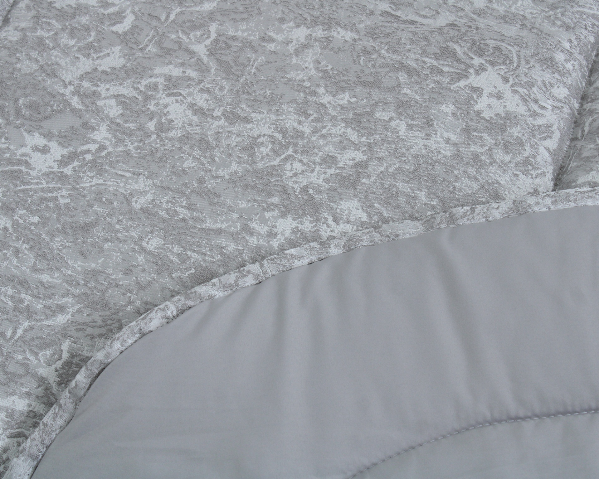 têxteis para cama cinza com textura e tecido liso