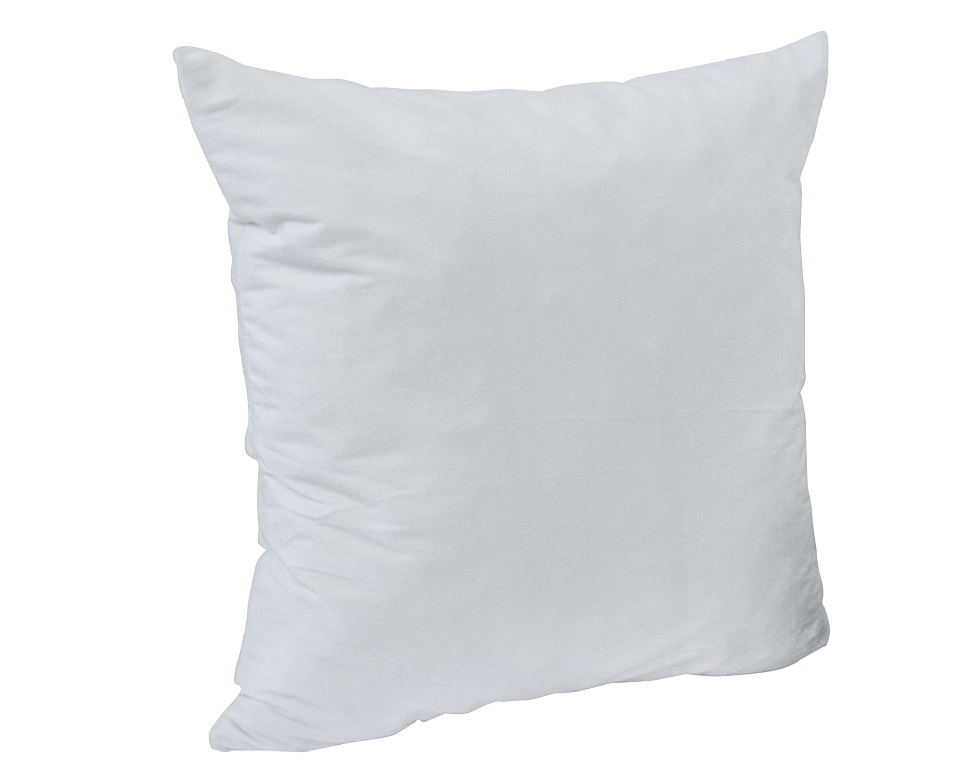 Almofada quadrada branca lisa
