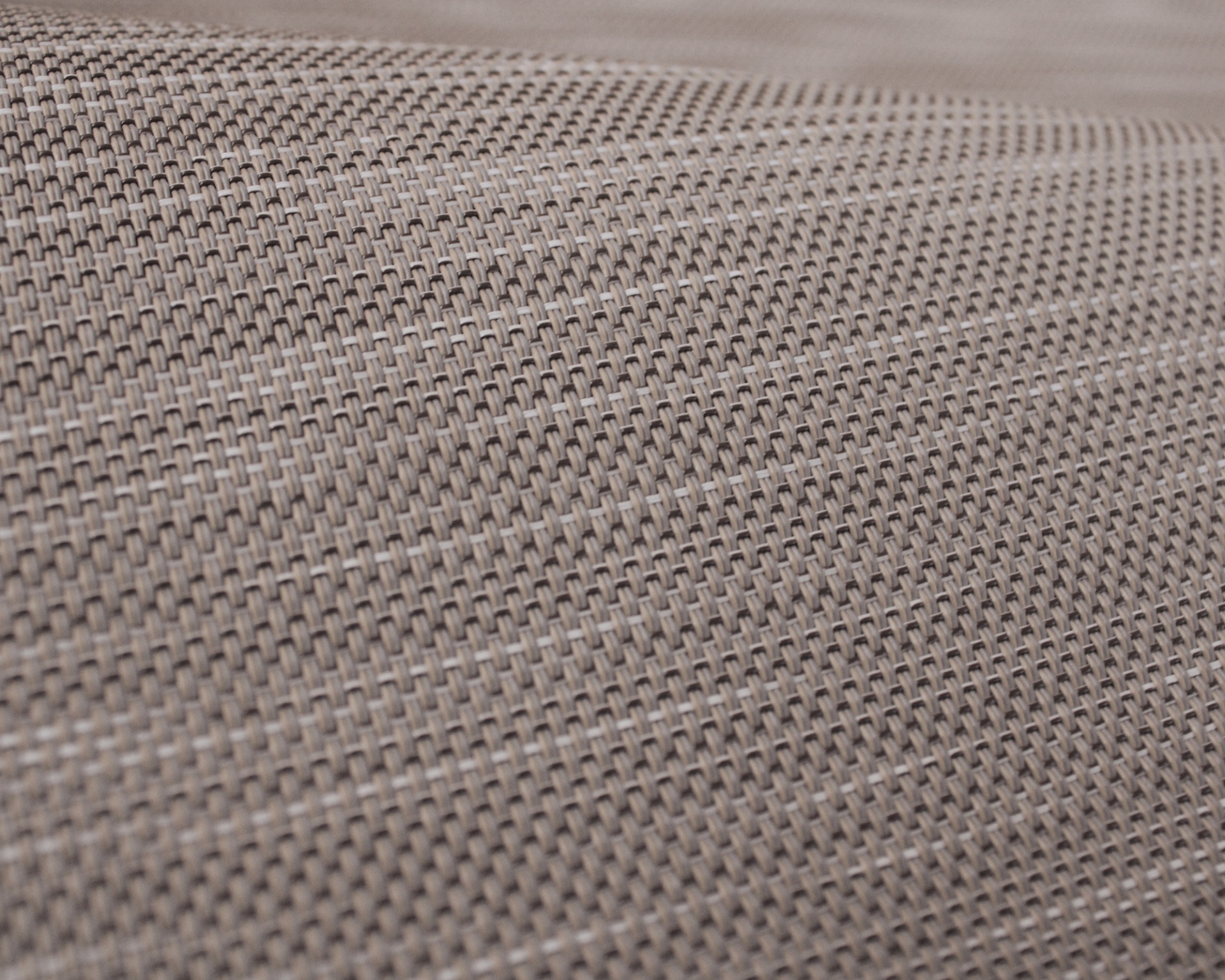 tecido bege com padrão de malha dupla em relevo