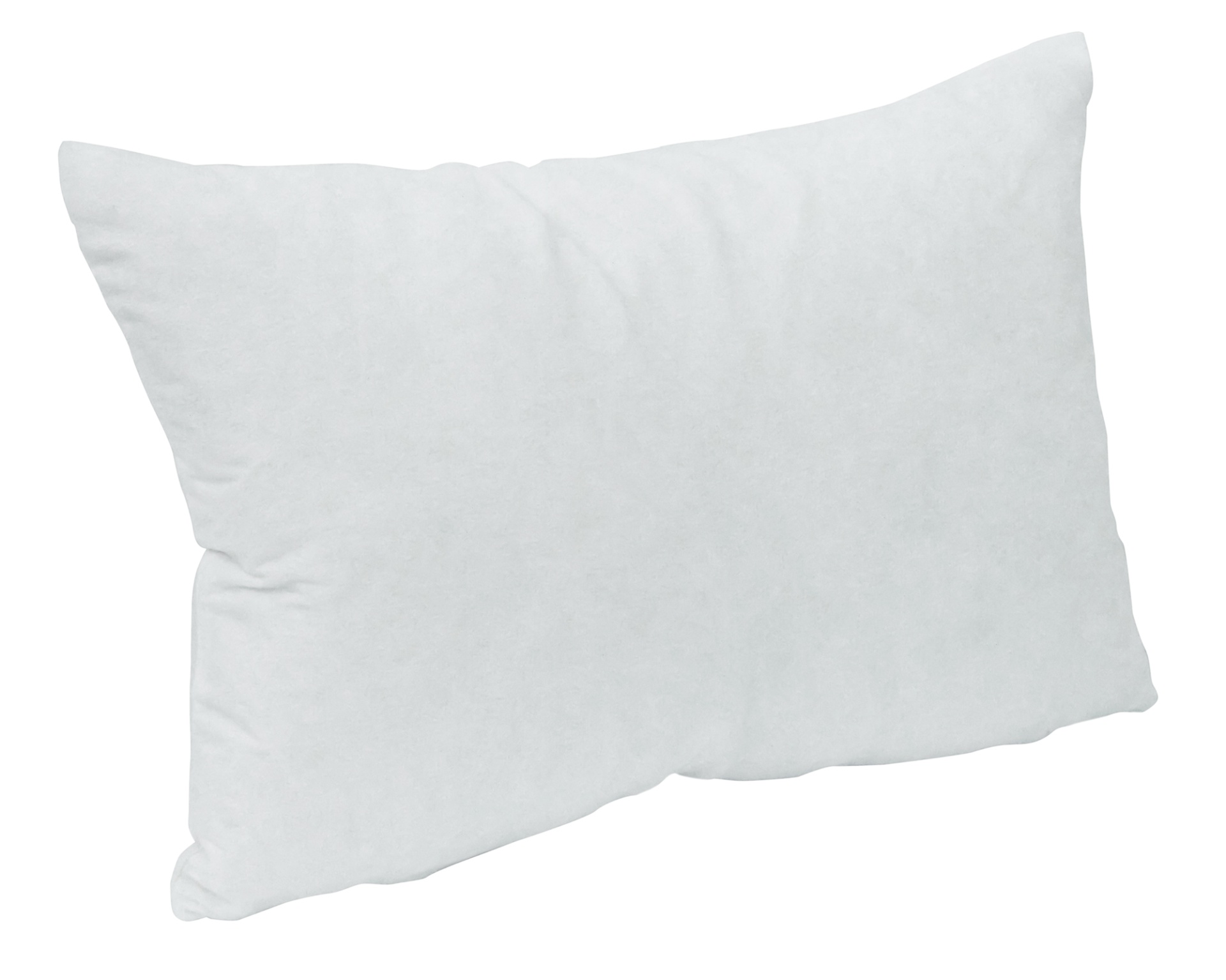 Travesseiro branco retangular com textura macia