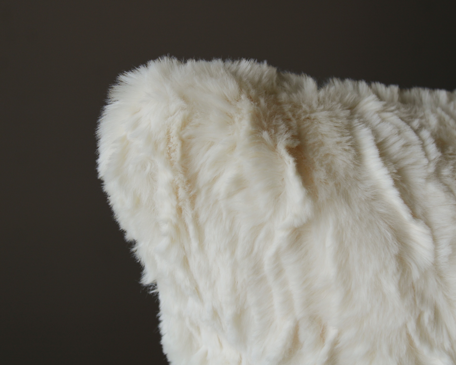 Tecido branco macio e felpudo