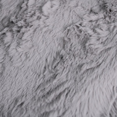 Textura cinzenta de pêlo felpudo e macio