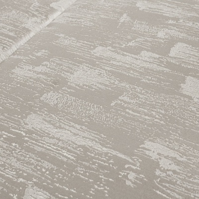 tecido bege claro com padrão abstrato em relevo branco