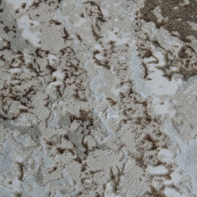 Tecido ou tapete com padrão abstrato em tons neutros e textura felpuda