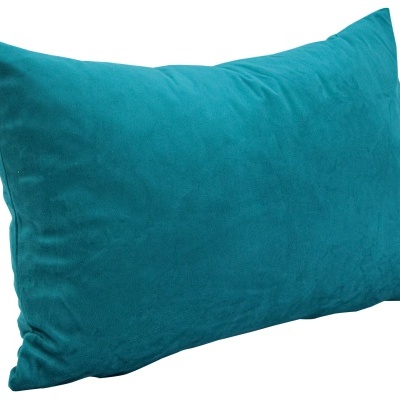 Almofada azul turquesa retangular