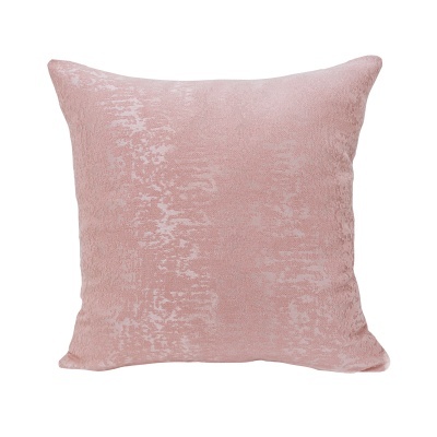 Almofada quadrada cor de rosa com textura irregular