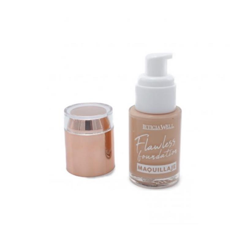 Base de maquilhagem PETRA WELL com doseador e tampa metálica cobre