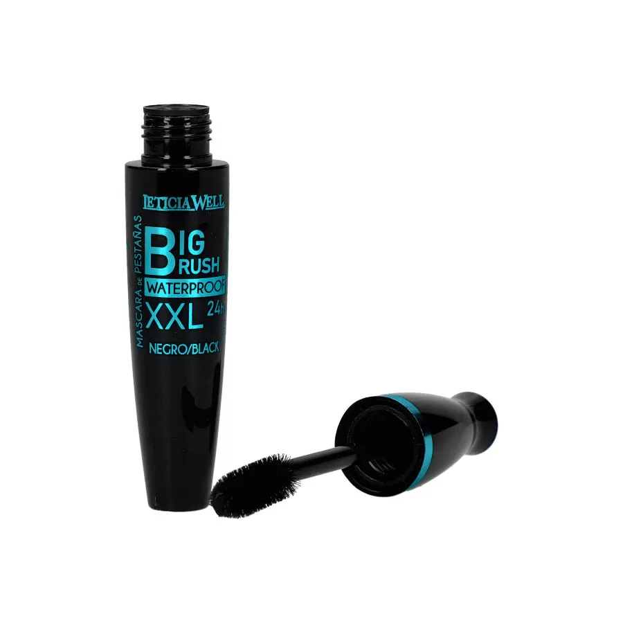 Máscara de pestanas preta Big Rush XXL waterproof com escova aplicadora