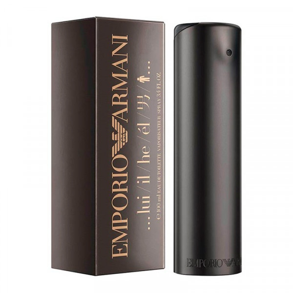 Perfume Emporio Armani Lui Il He EdT 100ml com frasco e caixa