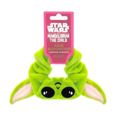 Elástico de cabelo verde The Child Star Wars com etiqueta rosa