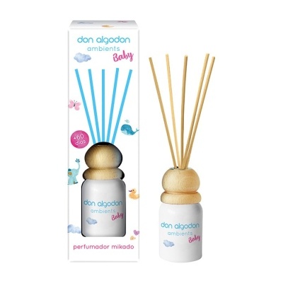 Difusor de aroma mikado Don Algodon Ambients Baby com varas de madeira