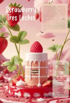 Arabiyat Sugar - Morango Tres Leches EDP 100ML  Mulheres