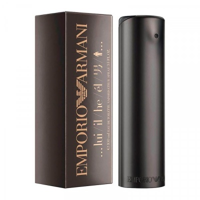 Perfume Emporio Armani Lui Il He EdT 100ml com frasco e caixa