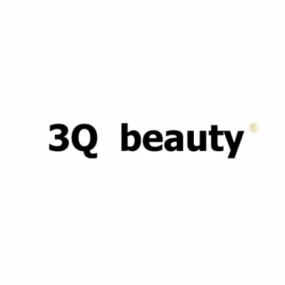 Logótipo com o texto 3Q beauty® em preto sobre fundo branco