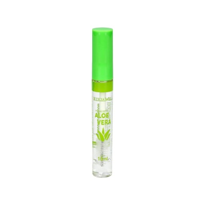 Frasco pequeno de Aloe Vera com tampa verde
