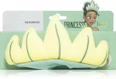 Elástico cabeça coroa amarela Princesa Tiana