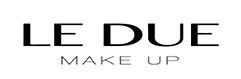 Logotipo LE DUE MAKE UP em preto sobre fundo branco