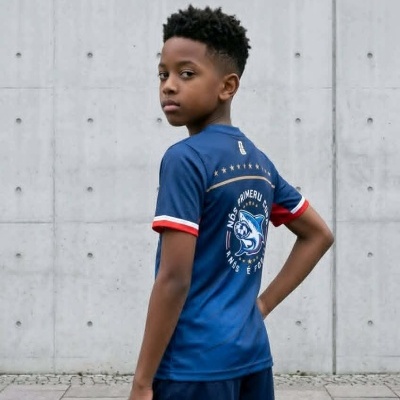 Camisola&#x20;Azul&#x20;para&#x20;Crian&#x00E7;a&#x20;&quot;N&#x00F4;s&#x20;Primeru&#x20;Copa&quot;