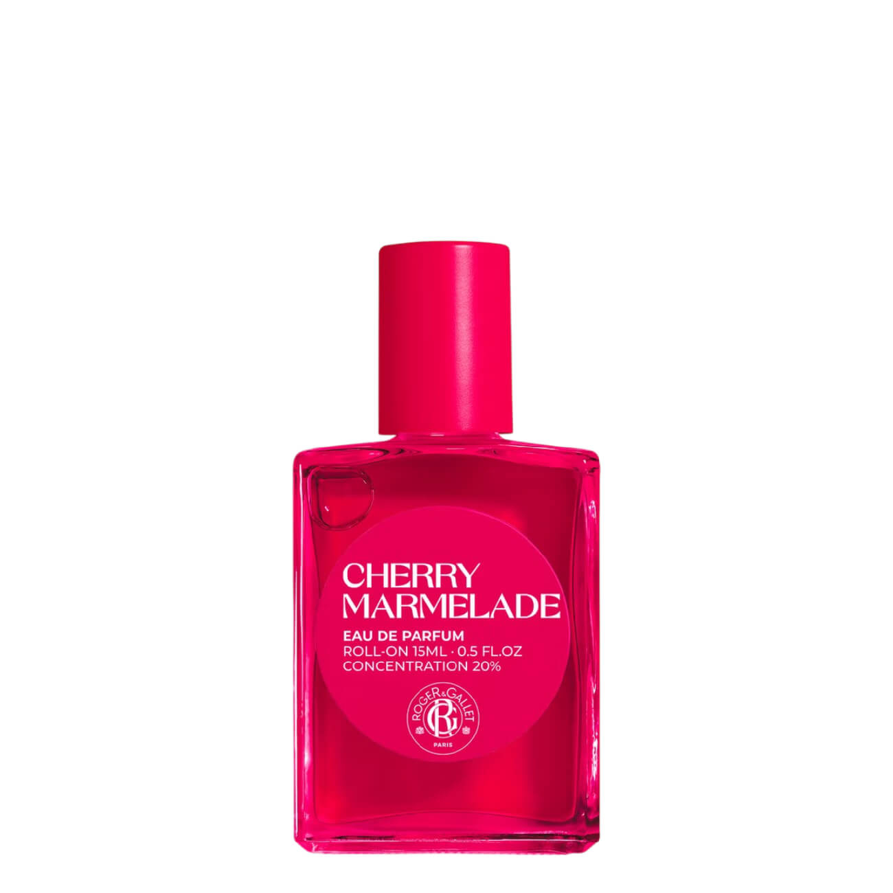Roger & Gallet - Eau de Parfum Cherry Marmelade Roll-on 15ml frasco de perfume vermelho Cherry Marmelade