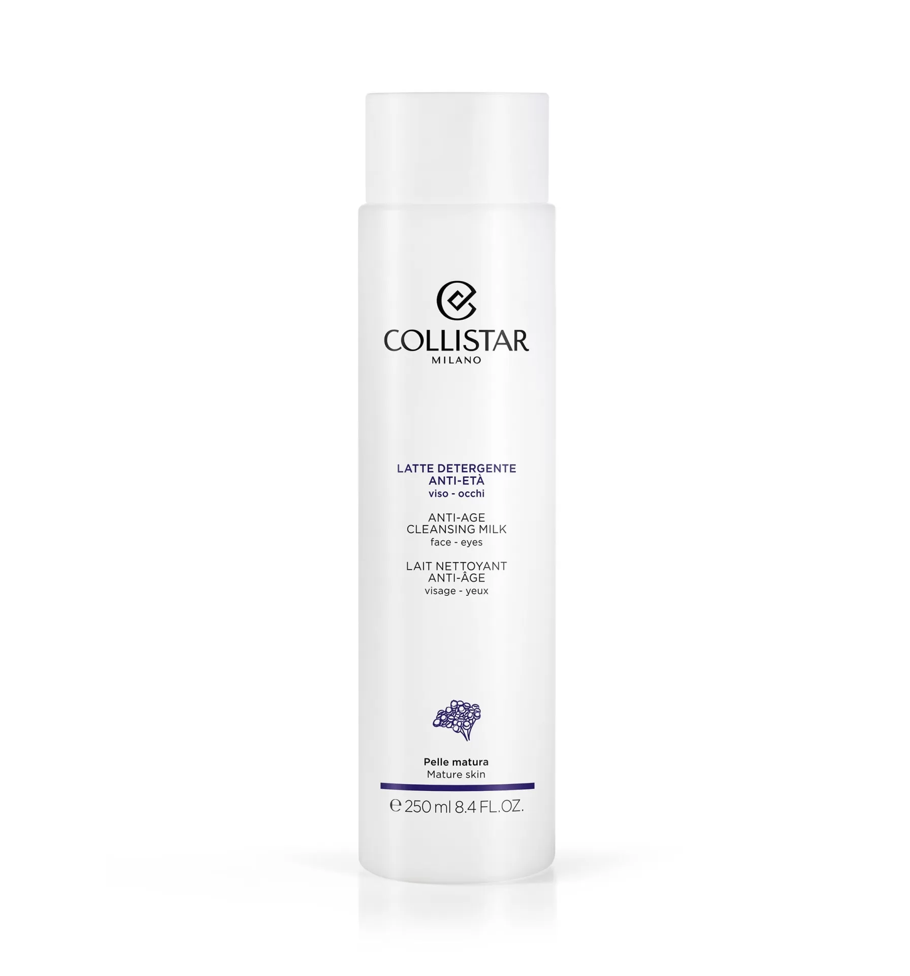 Collistar - Leite Desmaquilhante Anti-Idade 250ml Frasco branco Collistar Latte Detergente Anti-Età