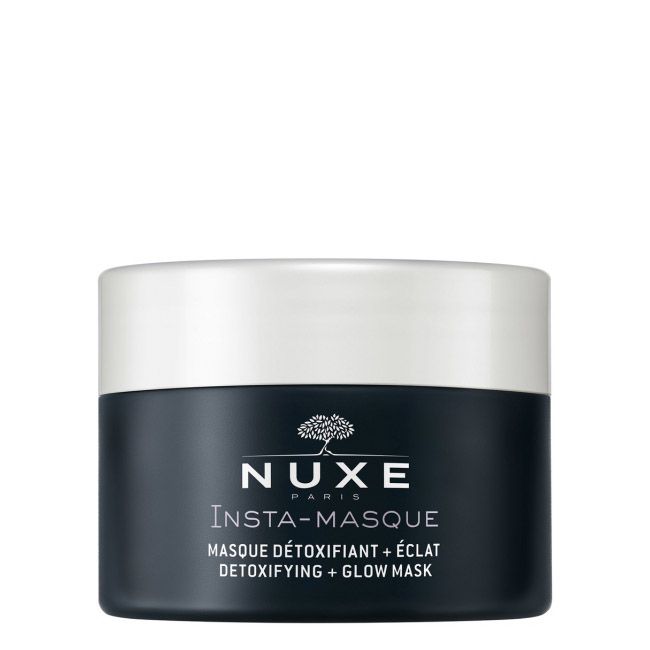 Nuxe - Insta Masque Máscara Detox e Iluminadora 50ml Frasco preto com tampa branca de máscara facial NUXE Insta-Masque