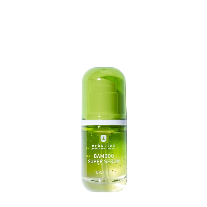 Erborian - Bamboo Super Sérum 30ml Frasco pequeno de sérum verde com tampa verde