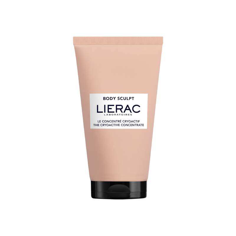Lierac - Body-Sculpt Concentrado Crioativo 150ml Frasco plástico rosa claro com tampa preta de creme corporal LIERAC