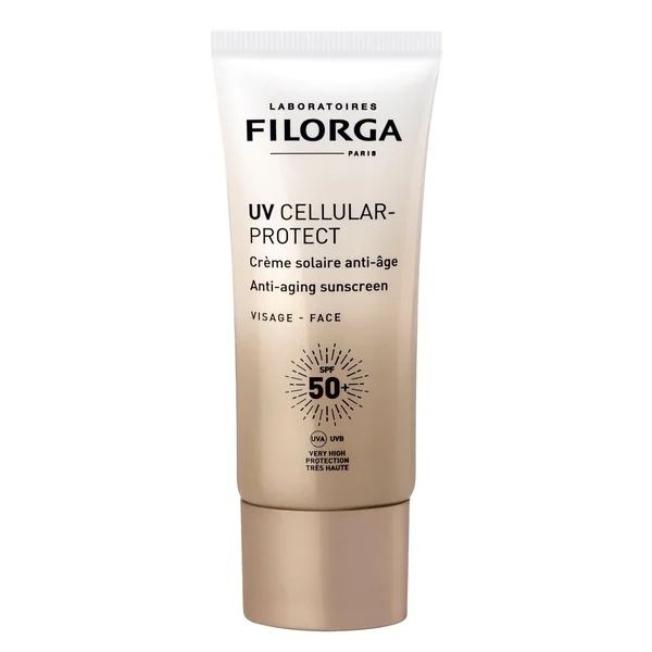 Filorga - UV Cellular-Protect Creme Rosto SPF50+ 40ml Tubo de protetor solar anti-envelhecimento FILORGA UV Cellular Protect SPF 50