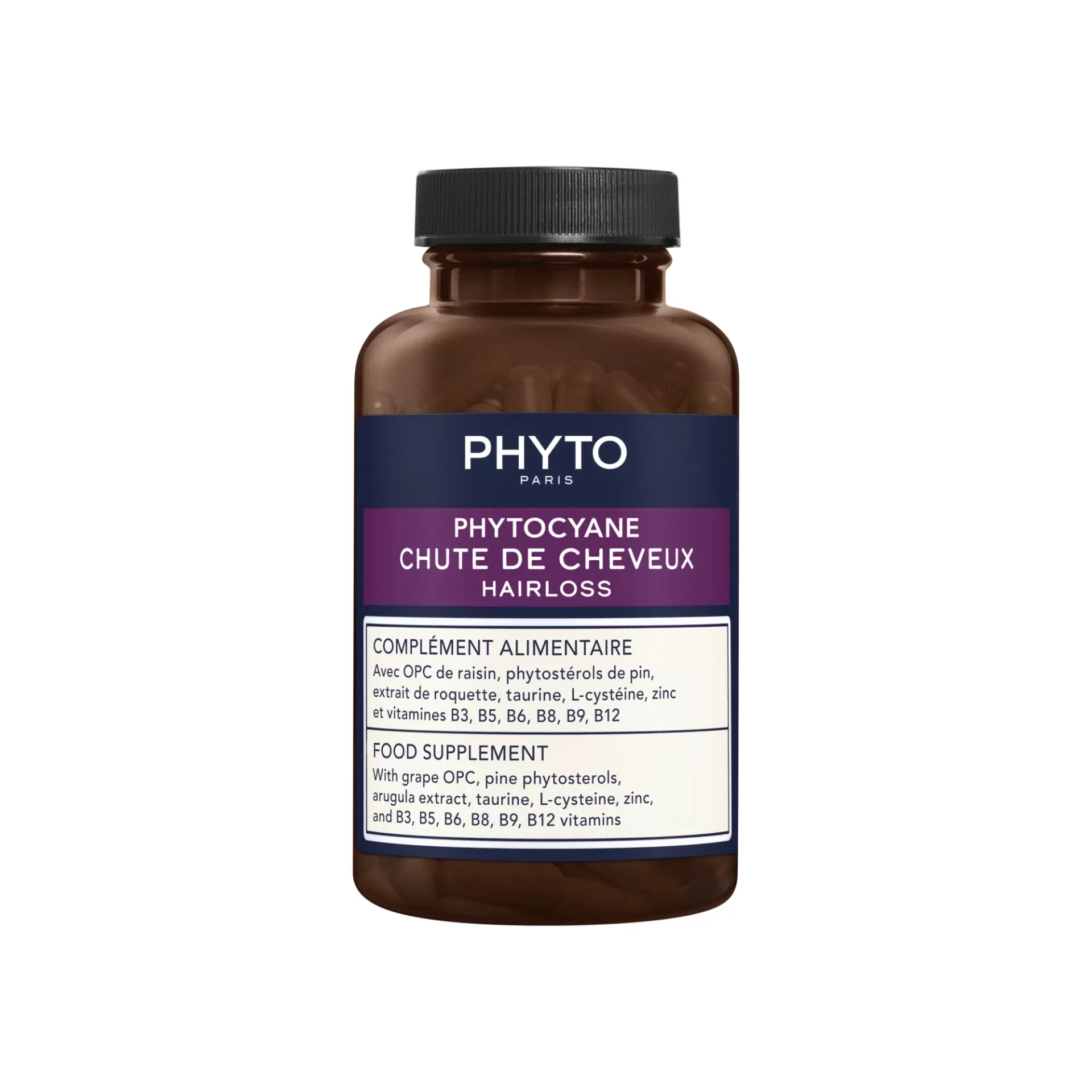 Phyto - Phytocyane Suplemento Alimentar Queda Progressiva 84Caps Frasco de suplemento alimentar para queda de cabelo PHYTOSCYANE
