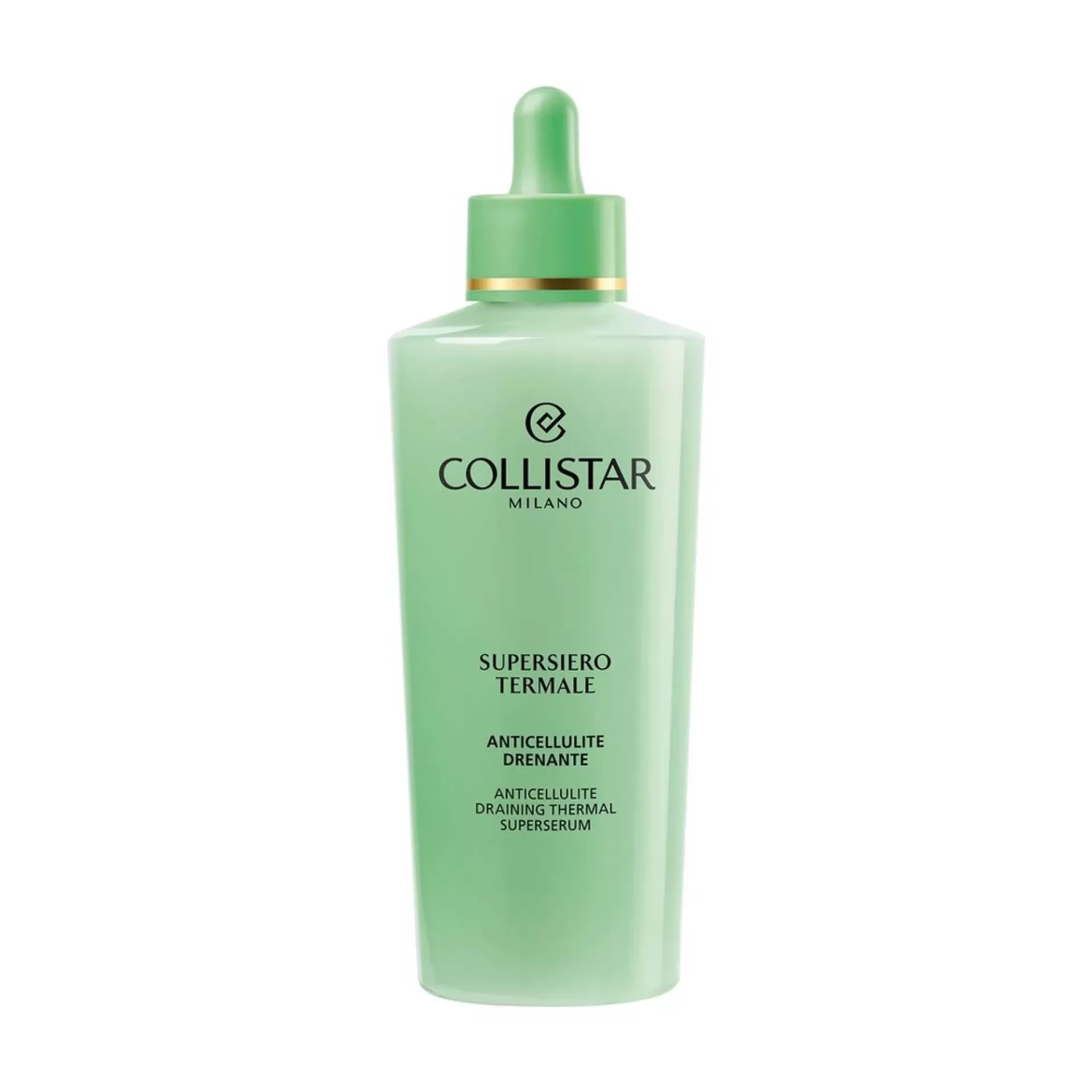 Collistar - Supersérum Thermal Anticelulítico e Drenante 200ml Frasco de vidro verde com conta-gotas da marca Collistar