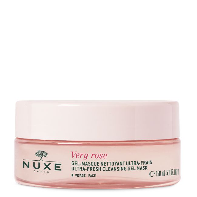 Nuxe - Very Rose Máscara Gel De Limpeza Ultra Fresca 150ml Frasco de vidro rosa claro com gel-máscara de limpeza Nuxe Very rose