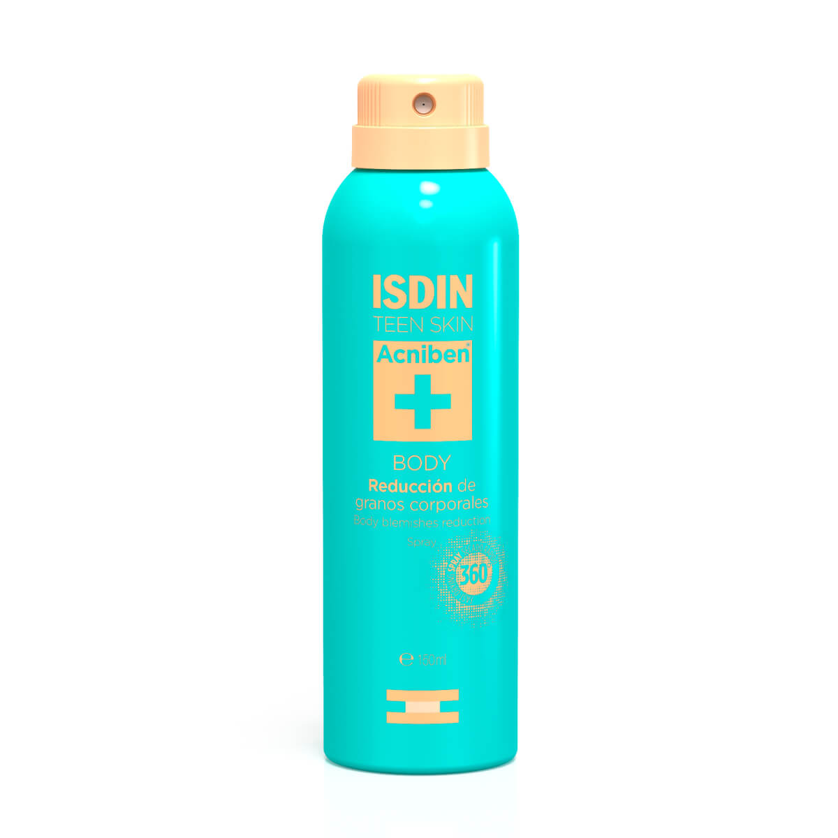 Isdin - Acniben Body 150ml Frasco spray turquesa ISDIN Teen Skin Acniben Body