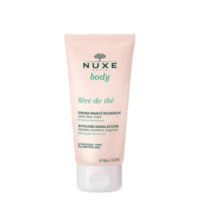 Tubo de esfoliante corporal NUXE body Rêve de thé cor rosa claro