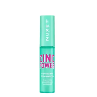 Frasco verde água de corretor de manchas NUXE Zinc Power