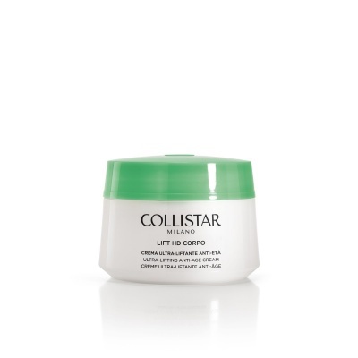 Creme corporal Collistar em frasco branco com tampa verde
