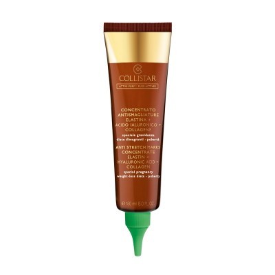 Tubo de concentrado anti-estrias Collistar com tampa dourada e bico verde