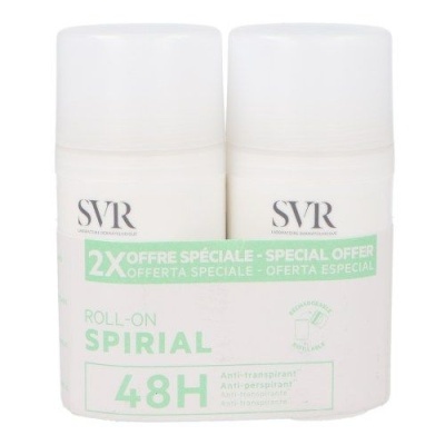 Pack de dois desodorizantes roll-on SVR Spirial 48H com oferta especial