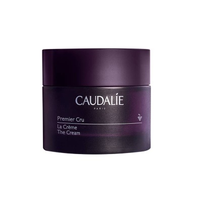Frasco de creme facial CAUDALIE Premier Cru roxo escuro