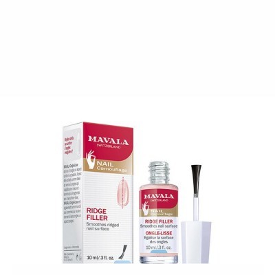 Conjunto de cosmético para unhas Mavala Ridge Filler com frasco de vidro e caixa