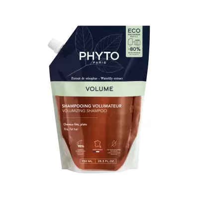 Embalagem de refill de champô volumizador PHYO Paris