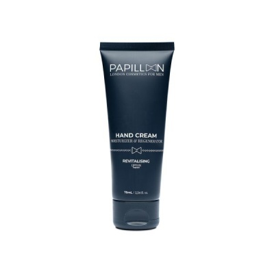 Tubo azul escuro de creme para mãos PAPILLON London Cosmetics for Men
