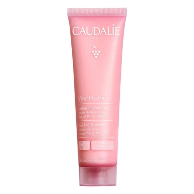 Tubo rosa de creme hidratante Caudalie VinoHydra