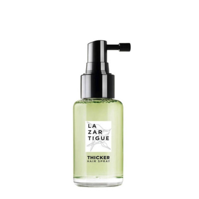 Frasco verde de spray para cabelo LAZARTIGUE