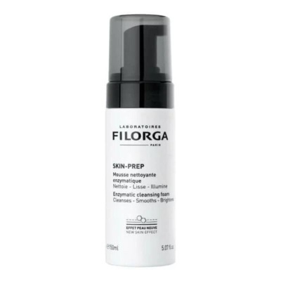 Frasco de espuma de limpeza enzimática Laboratoires Filorga Skin-Prep 150 ml