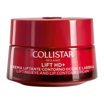 Frasco vermelho com tampa de creme Collistar Lift HD+
